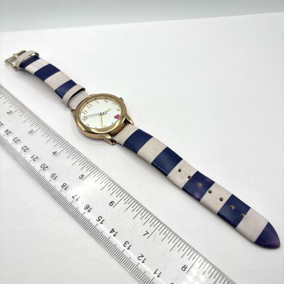 Gold & Blue Heart Watch - Picture 4 of 5